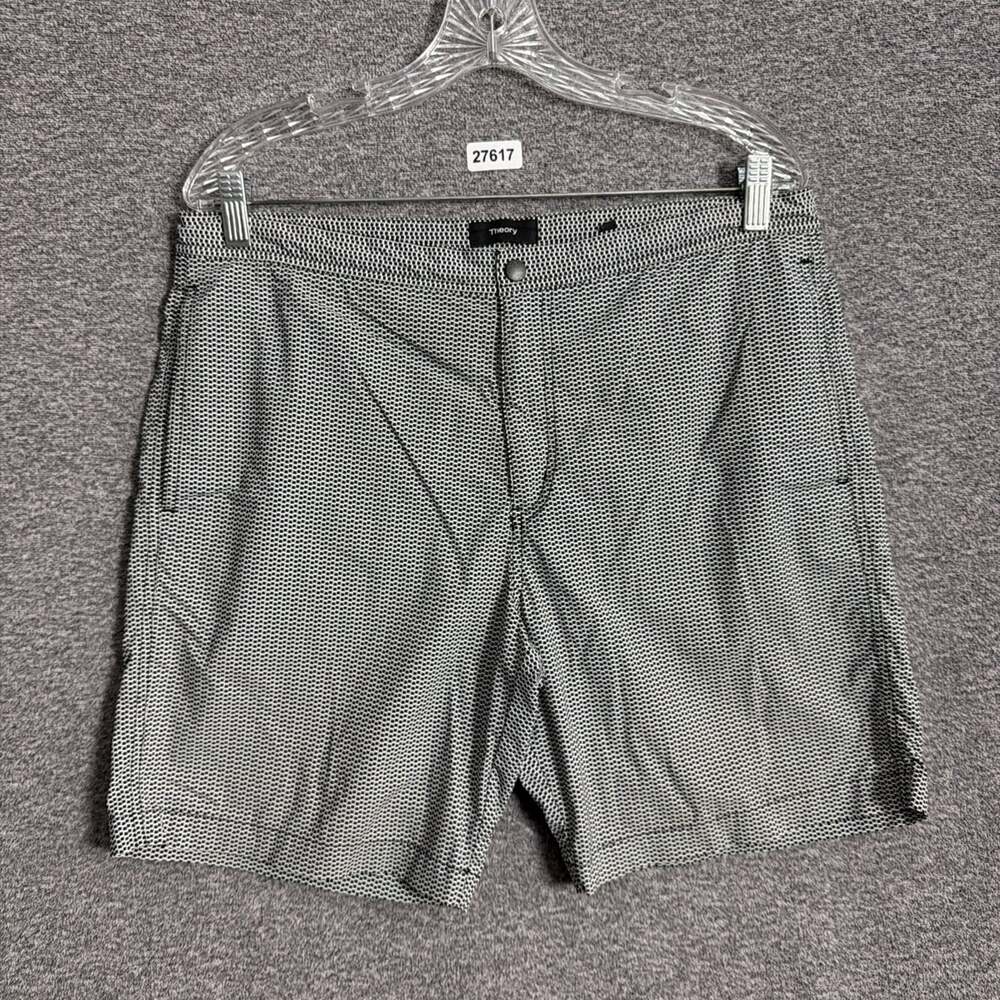 Theory Men's Size Large Printed Alesso Cube Nylon Mesh Lined Swim Board Shorts